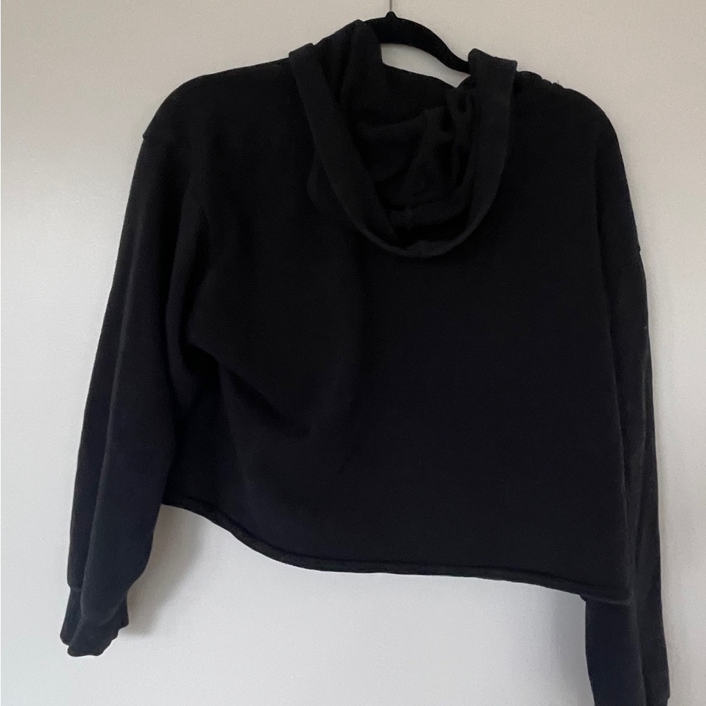 Women's Black Hooded Sweater